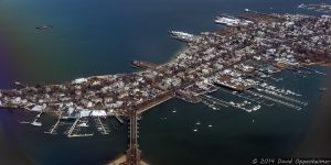 City Island in Bronx, New York Aerial Photo