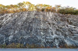 Cliff at East Fork Overlook on the Blue Ridge Parkway