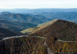 Craggy Gardens Visitor Center and Craggy Pinnacle along the Blue Ridge Parkway