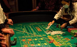 Craps Table Gambling at Caesars Palace Las Vegas Hotel and Casino