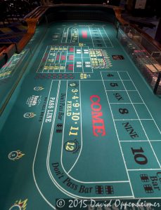 Craps Table at Harrah's Cherokee Casino Resort and Hotel