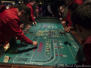 Craps Table at Harrah's Cherokee Casino Resort and Hotel