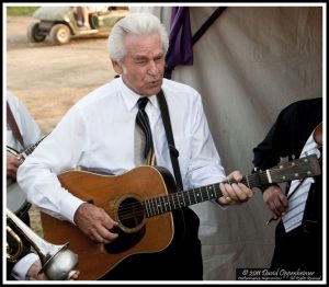 The Del McCoury Band and the Preservation Hall Jazz Band Backstage at Bonnaroo