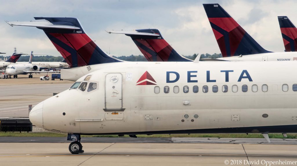 Delta Air Lines Jets at Atlanta International Airport