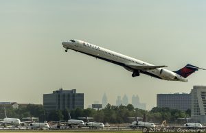 Delta Air Lines Jet Takeoff at Hartsfield–Jackson Atlanta International Airport