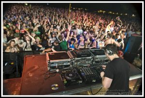 Dieselboy Concert Crowd at Bonnaroo Music Festival 2010 - Damian Higgins