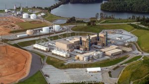 Duke Energy Asheville Combined Cycle Plant Aerial View