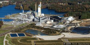 Duke Energy Coal Burning Asheville Plant and Coal Ash Ponds