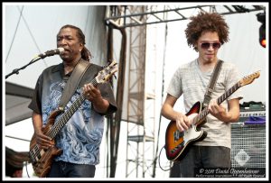 Nick Daniels and Ian Neville with Dumpstaphunk at Gathering of the Vibes