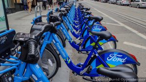 Ford GoBikes in San Francisco, California