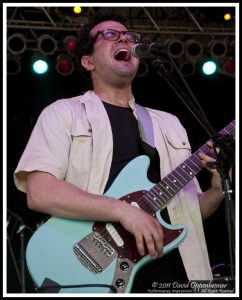 Judah Dadone with Freelance Whales at Bonnaroo Music Festival