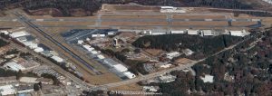 Fulton County Airport Brown Field FTY Aerial View