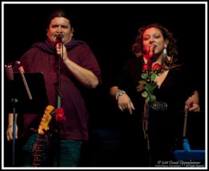 Jeff Pehrson and Sunshine Becker with Furthur at Red Rocks Amphitheatre