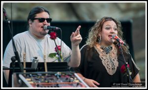 Jeff Pehrson and Sunshine Becker with Furthur at Red Rocks Amphitheatre