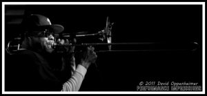 Corey Henry on Trombone with Galactic