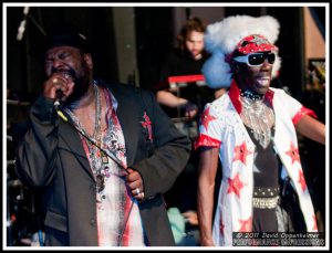 George Clinton and Kevin Shider with Parliament Funkadelic