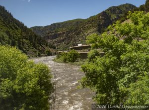 Colorado River in Glenwood Canyon Colorado