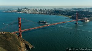 Golden Gate Bridge Aerial Photo