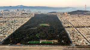 Golden Gate Park in San Francisco Aerial Photo