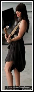 Catherine Popper with Grace Potter and the Nocturnals at Bonnaroo 2011