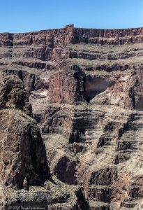 Grand Canyon Skywalk at Eagle Point in Grand Canyon National Park Aerial View