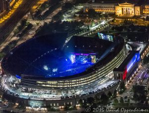 The Grateful Dead at Soldier Field Aerial Photo