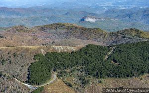 Blue Ridge Parkway Fall Colors Aerial