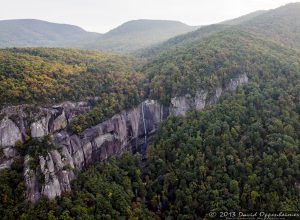 Hickory Nut Falls in Chimney Rock State Park