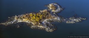 Huckleberry Island in New Rochelle Aerial Photo