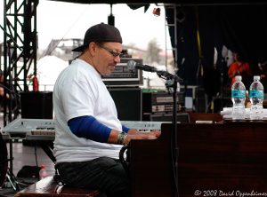 Ivan Neville Onstage with The Funky Meters