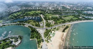 Jackson Park in Chicago Aerial Photo