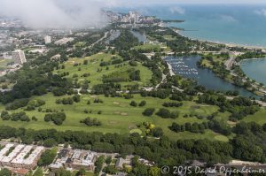 Jackson Park Golf Course in Chicago Aerial Photo