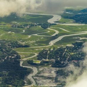 James Island, South Carolina Aerial View