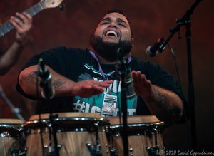 Jhair Sala on Percussion with The Lao Tizer Quartet