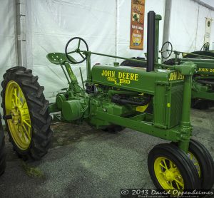 John Deere B Tractor at NC Mountain State Fair