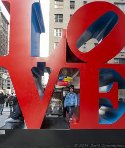 Love Sculpture in New York City