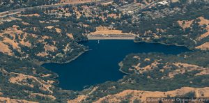 Lafayette Reservoir Aerial in Lafayette, California