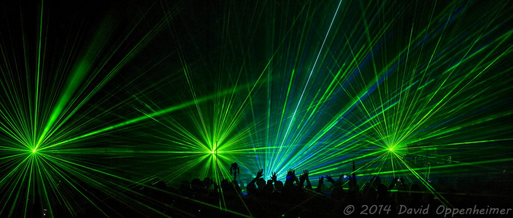 Laser Light Show at Pet Shop Boys