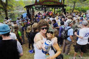 Festival Crowd at Loki Festival at Deerfields in Asheville, NC