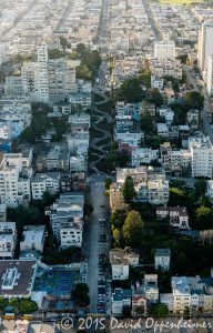 Lombard Street Aerial Photo