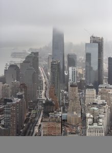 Lower West Side of Manhattan Aerial View