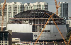 MSG Sphere at The Venetian Construction