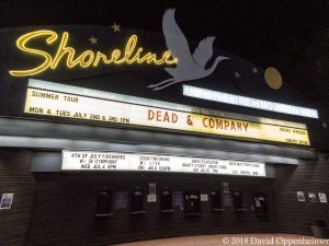 Dead & Company at Shoreline Amphitheatre Marquee