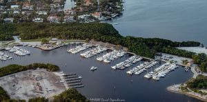 Matheson Hammock Park & Marina Aerial View