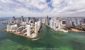 Downtown Miami, Florida Skyline Aerial View