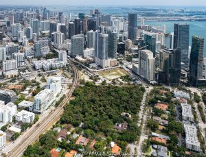 Downtown Miami, Florida Skyline Aerial View