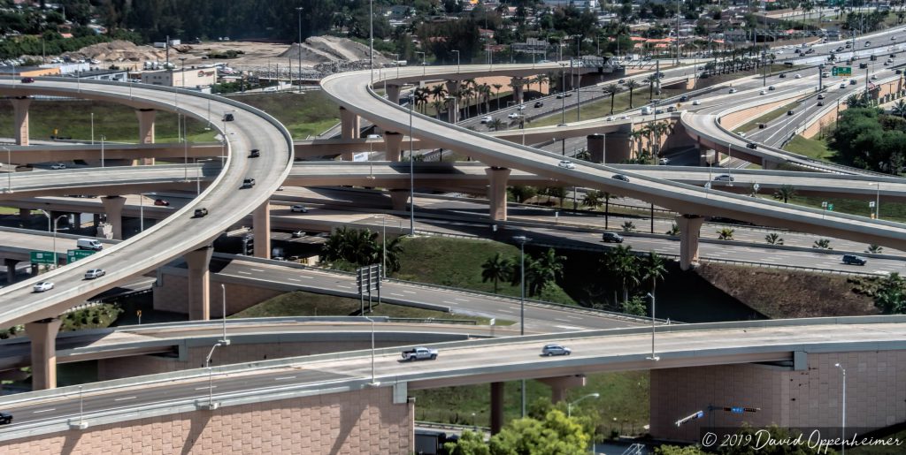 Miami Highway Overpass interchange Dolphin Expressway aerial 9055 scaled