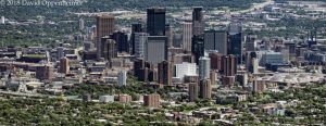 Downtown Minneapolis Minnesota Aerial Cityscape