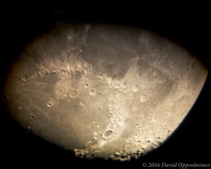 Moon - Close Up of Craters Lunar Surface