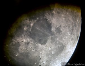 Moon - Close Up of Craters Lunar Surface